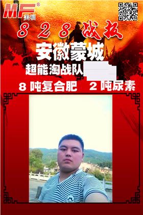 蒙城村淘合伙人订购10吨美福复合肥
