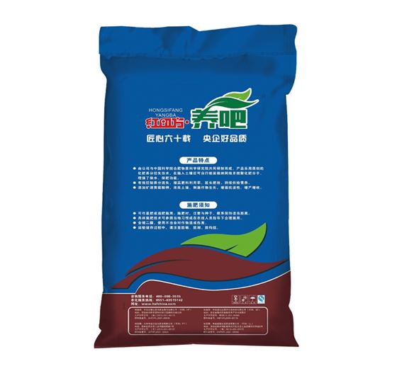 红四方养吧增效控失肥43%（23-7-13），适用于小麦、玉米、水稻等大田作物