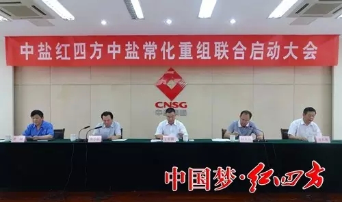 中盐红四方中盐常化重组联合启动大会在中盐常化举行