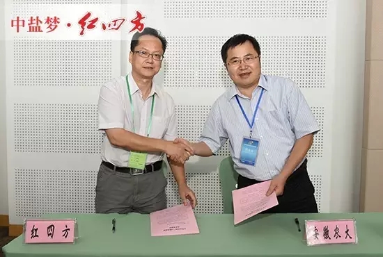 中盐红四方与安徽农业大学举行合作签约仪式